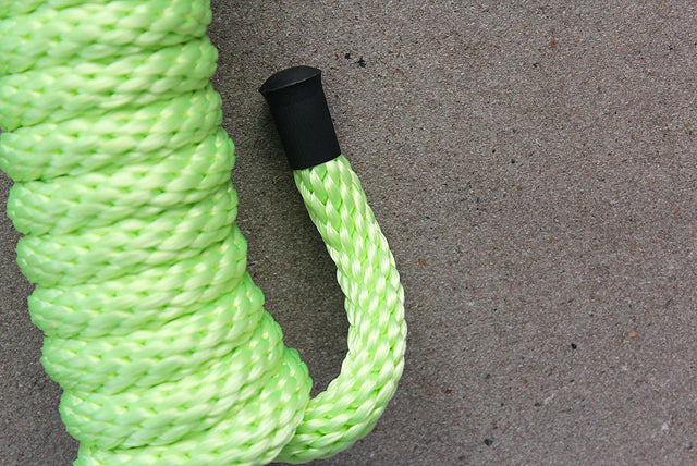 Horse Roping Lead Rope Riding Poly Blue Black White 1/4&quot;X8 Ft Snaps