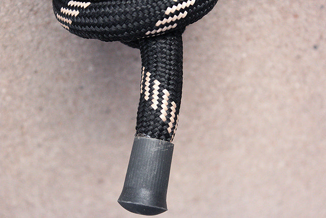 Horse Roping Lead Rope Riding Poly Blue Black White 1/4&quot;X8 Ft Snaps