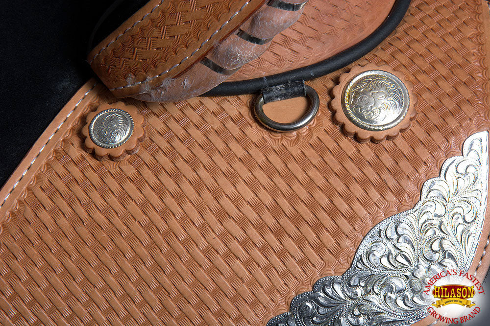 Hilason Western Horse Treeless Trail Barrel Saddle American Leather