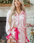 Paisley Tie 2pcs Pajama Set