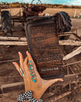 The Hazy Wesson (Brown Leather) Wallet a Haute Southern Hyde by Beth Marie Exclusive