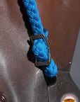 Black Horse Bridle Headstall Flat Braided Paracord By Hilason