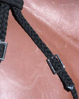 Horse Bridle Headstall Flat Braided Paracord Crystal Hilason