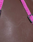 Horse Bridle Headstall Flat Braided Paracord Crystal Hilason