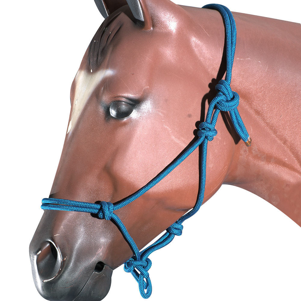 Horse Halter Braided Poly Rope Western Tack By Hilason