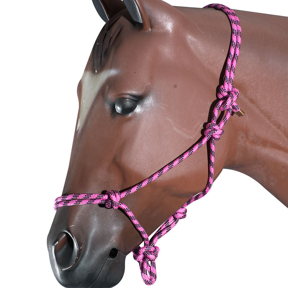 Horse Halter Braided Poly Rope Western Tack By Hilason