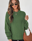 Julietta Mixed Textured Knitted Sweater