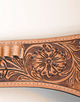 34 In Hilason Western Right Hand Gun Holster Rig 22 Cal Leather Cowboy