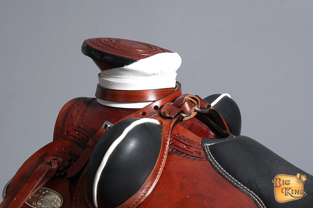 Western Horse Wade Saddle American Leather Ranch Roping Mahogany