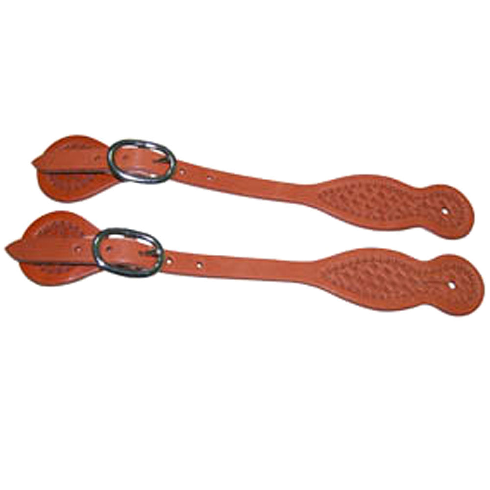 180069 Hilason Honey Leather Spur Strap 5/8In Skirt Western Cowboy