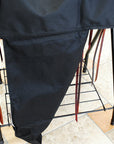Hilason Black 600D Nylon Full Western Waterproof Saddle Cover Pvc Laminated Black