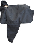 Hilason Black 600D Nylon Full Western Waterproof Saddle Cover Pvc Laminated Black