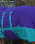 Hilason 1200D Winter Waterproof Horse Turnout Blanket Belly Wrap Purple