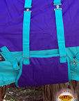Hilason 1200D Winter Waterproof Horse Turnout Blanket Belly Wrap Purple