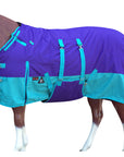 Hilason 1200D Winter Waterproof Horse Turnout Blanket Belly Wrap Purple