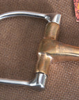 5" Hilason Western Stainless Steel Hollow Copper Mouth Ring Horse Bit