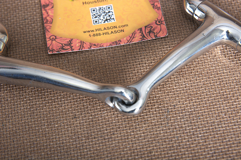 5&quot; Hilason Western Stainless Steel Horse Mouth 2.5&quot; Ring Bit