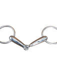 5" Hilason Western Stainless Steel Loose Ring Hollow Horse Mouth Bit