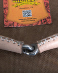 5" Hilason Western Leather Covered Horse Mouth Bit W/ Jointed Steel Mouth