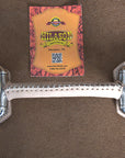 5" Hilason Western Leather Covered Stainless Steel Horse Mouth Bit