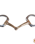 5" Hilason Western Stainless Steel Egg Bit Copper Mouthpiece Horse Bit