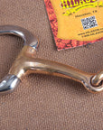 5" Hilason Western Stainless Steel Egg Bit Copper Mouthpiece Horse Bit