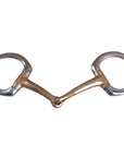 5" Hilason Western Stainless Steel Egg Bit Copper Mouthpiece Horse Bit