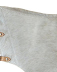 Hilason Western Pro Rodeo Bronc Bull-Riding Smooth Leather Chinks Chaps
