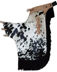Hilason Western Pro Rodeo Bronc Bull Riding Leather Chinks Chaps