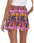 Women's Pink Cactus Beach Board Shorts