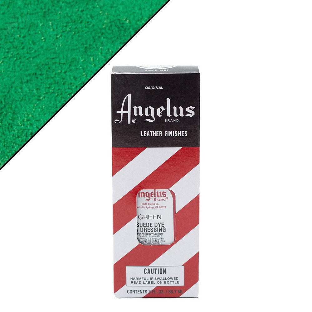 Angelus Leather Suede Dye Dressing For Boot Bags 3Oz W/ Applicator All Colors