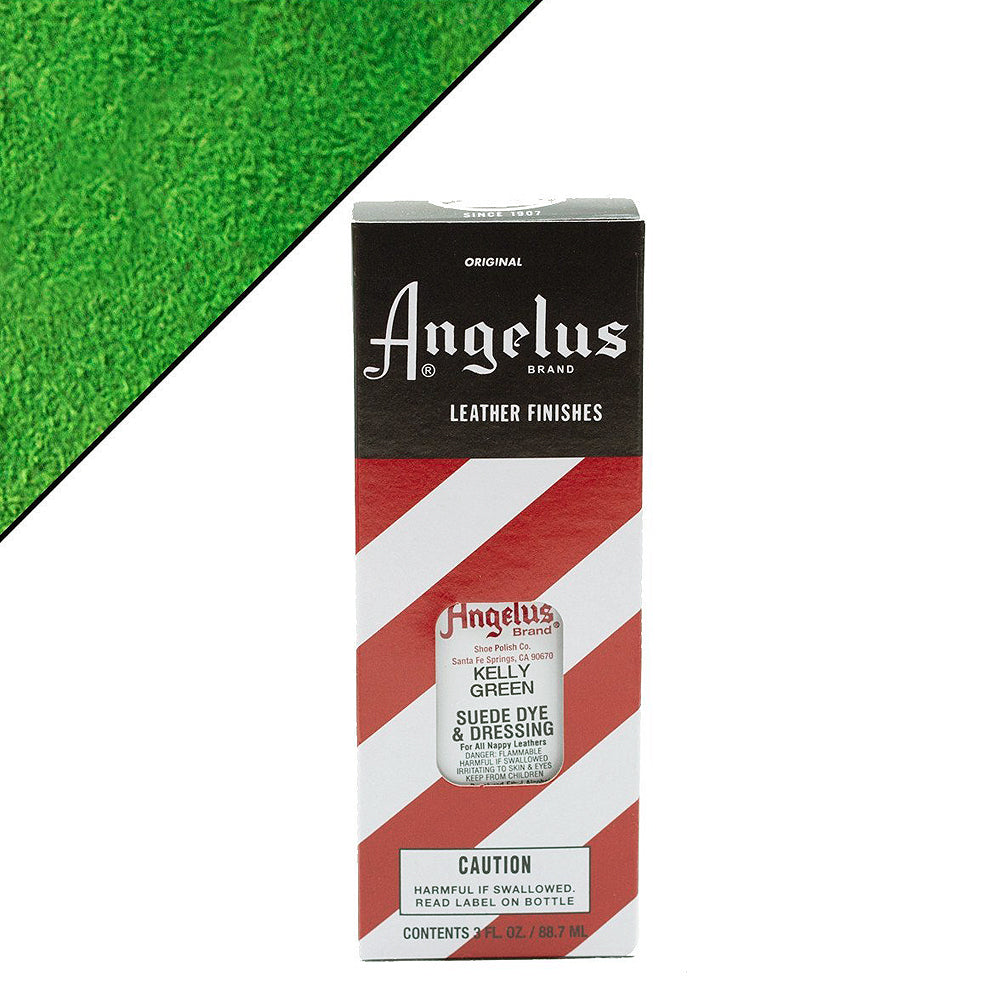 Angelus Leather Suede Dye Dressing For Boot Bags 3Oz W/ Applicator All Colors