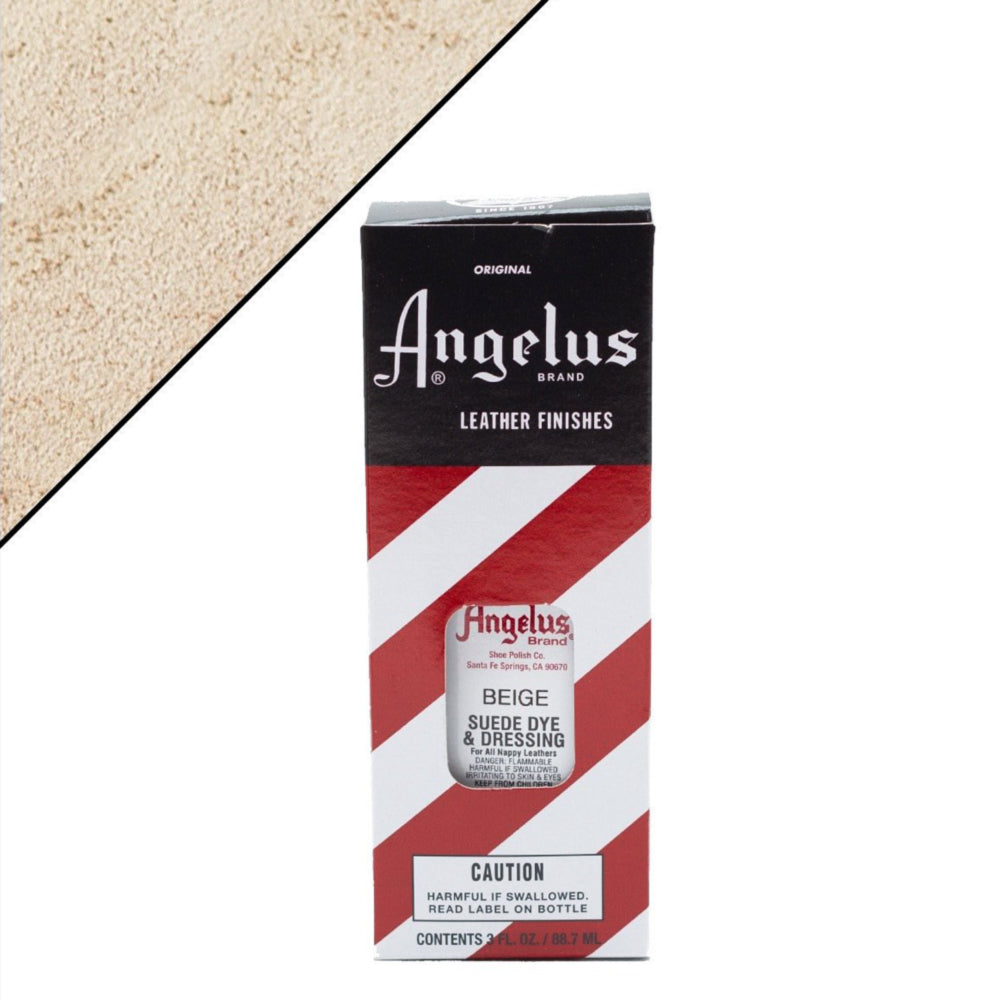 Angelus Leather Suede Dye Dressing For Boot Bags 3Oz W/ Applicator All Colors