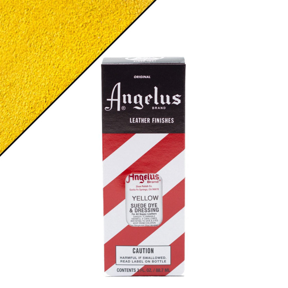 Angelus Leather Suede Dye Dressing For Boot Bags 3Oz W/ Applicator All Colors