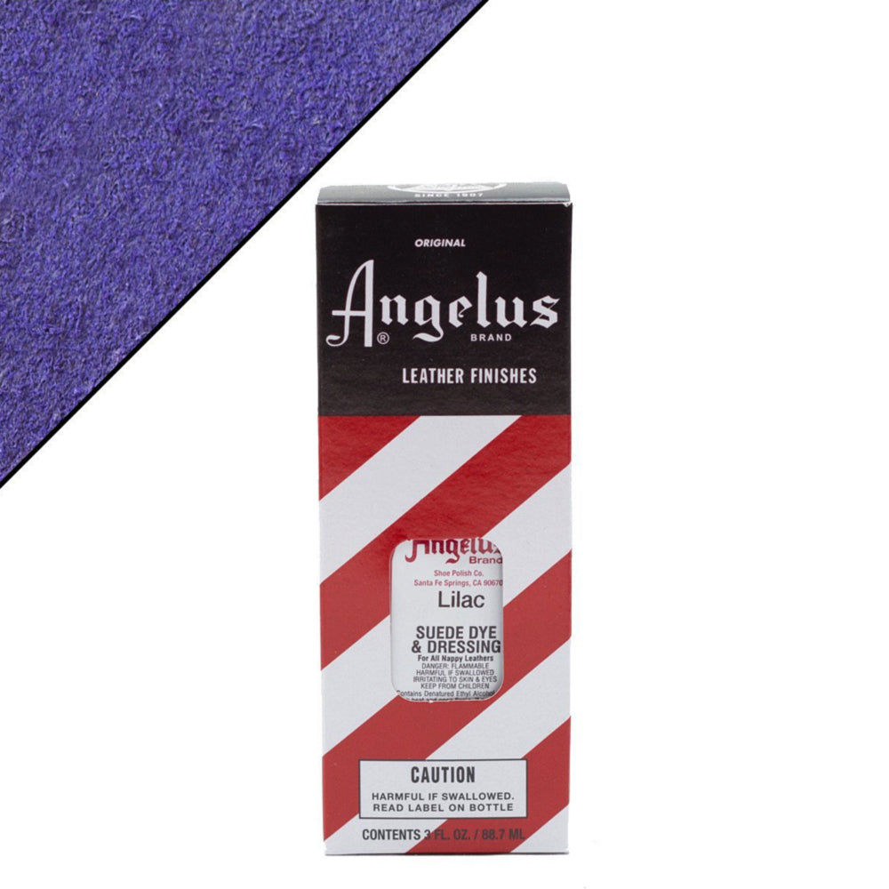 Angelus Leather Suede Dye Dressing For Boot Bags 3Oz W/ Applicator All Colors
