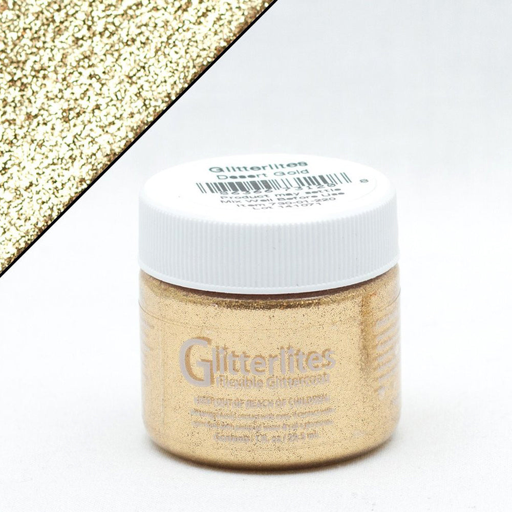 Angelus Glitterlites Flexible Leather Paint For Sneakers 1 Oz All Colors