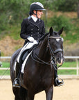 Aurelia Rose Gold Black Patent Double Bridle