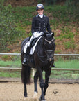 Aurelia Rose Gold Black Patent Double Bridle