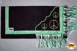 Sb115-F Hilason Western Show Barrel Racing Rodeo Saddle Blanket Pad Peace Sign