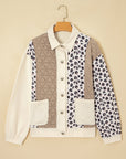 Novaza Quilted Patchwork Front Jacket