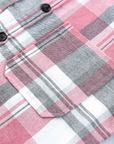 Plaid Patch Pocket Buttoned Shirt