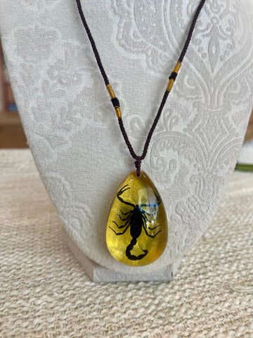 Vintage Handmade Scorpion Necklace
