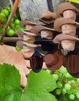 9 Cowboy Hat Rack | Cowboy Hat Holder | Rustic Western Hat Display | Handcrafted Wooden Organizer | Space-Saving Home Decor | Made in USA