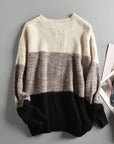 Jianna Netted Texture Pullover Sweater