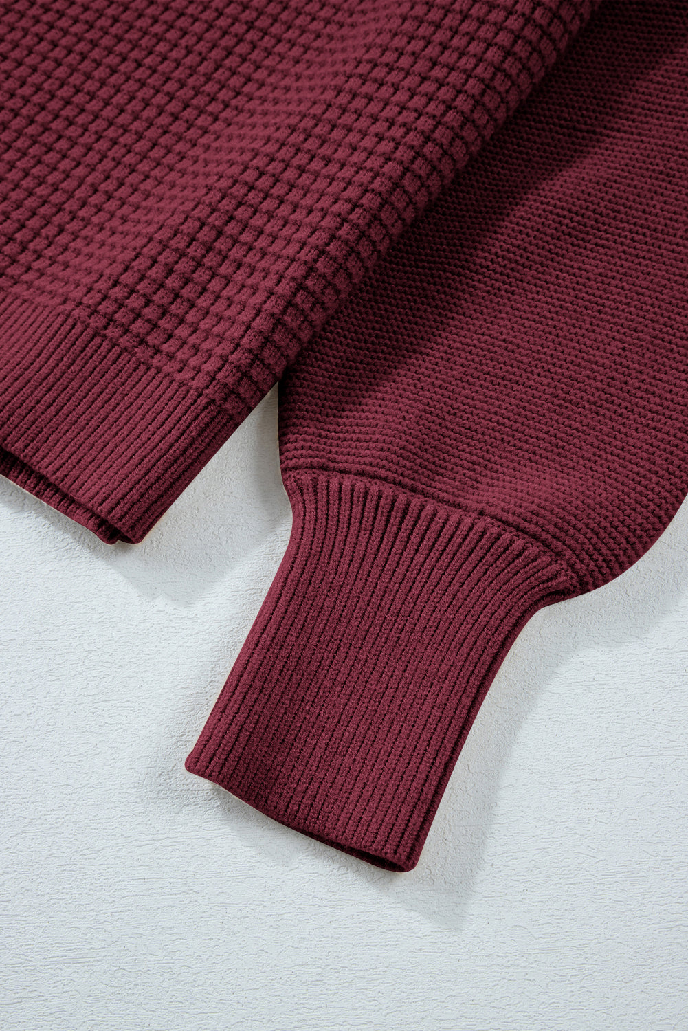 Julietta Mixed Textured Knitted Sweater