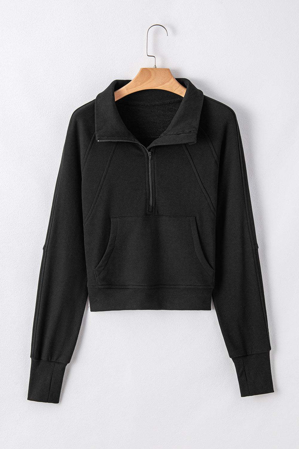 Fleece Lined Zip-Up Sweatshirt