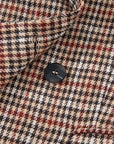 Aria Houndstooth Lapel Collar Blazer