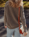 Aria Knit Sleeve Casual Sweater