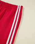 Varsity Stripe Crewneck Pullover and Sweatpants Set