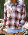 Harper Plaid Flap Up Shacket